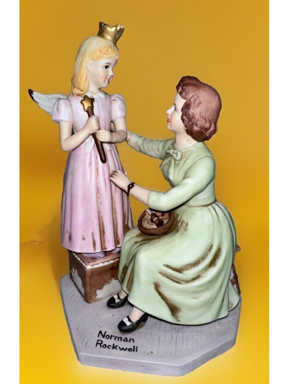 Vintage Norman Rockwell Figurine "Little Angel" Limited Edition GORHAM No. 1181